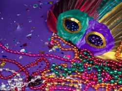 Mardi Gras - New Orleans - A cColorful Mask